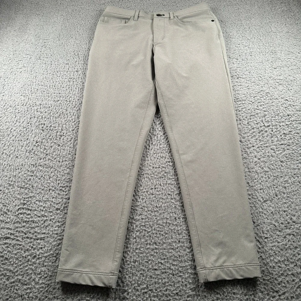 Public Rec Dealmaker 5 Pocket‎ Tech Pants Mens 31x30 Gray Golf Travel Stretch